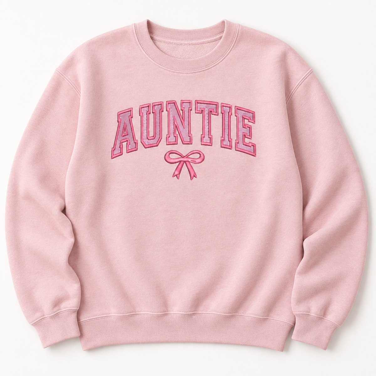 Auntie Bow Embroidery Design File | Digital Download | 6 Sizes & 7 Formats Included Threaded Dreams
