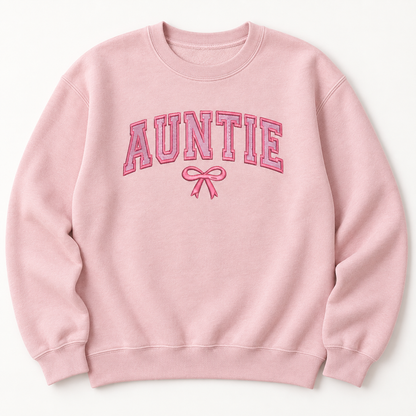 Auntie Bow Embroidery Design File | Digital Download | 6 Sizes & 7 Formats Included Threaded Dreams
