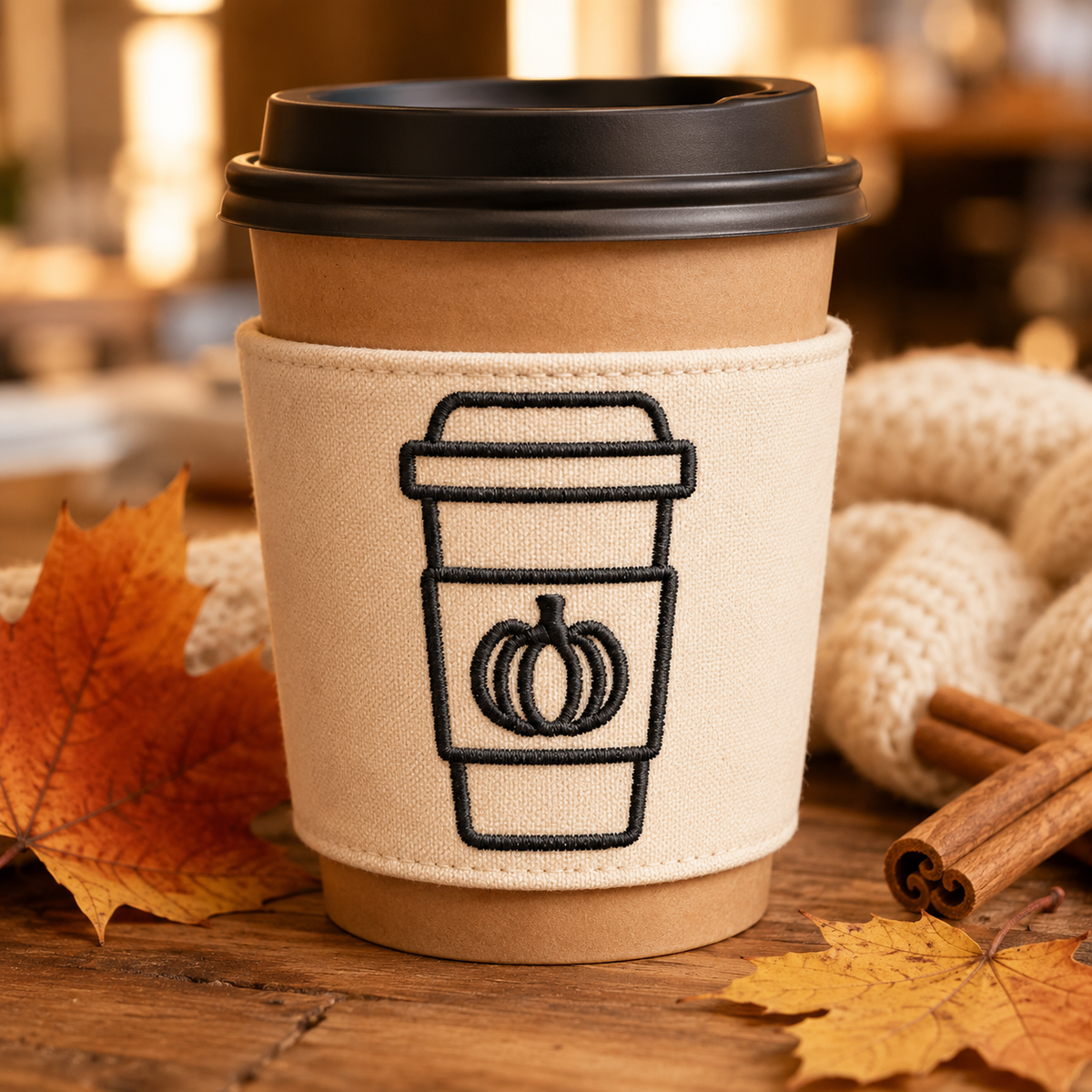 Fall Outline Machine Embroidery Bundle | 5 Designs, 4 Sizes & 7 Formats | Digital Download Threaded Dreams