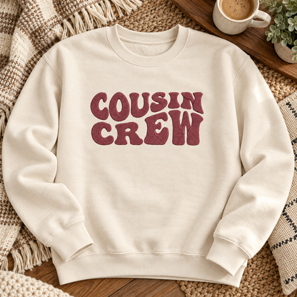 Cousin Crew Embroidery Design File | Digital Download | 6 Sizes & 7 Formats Included Threaded Dreams