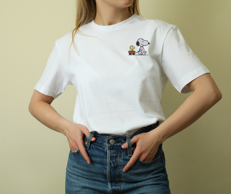 Snoopy Woodstock Wagon Embroidery Design File | Digital Download | 6 Sizes & 7 Formats Included Threaded Dreams