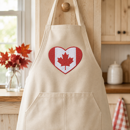 Canada Heart Embroidery Design File | Digital Download | 6 Sizes & 7 Formats Included Threaded Dreams