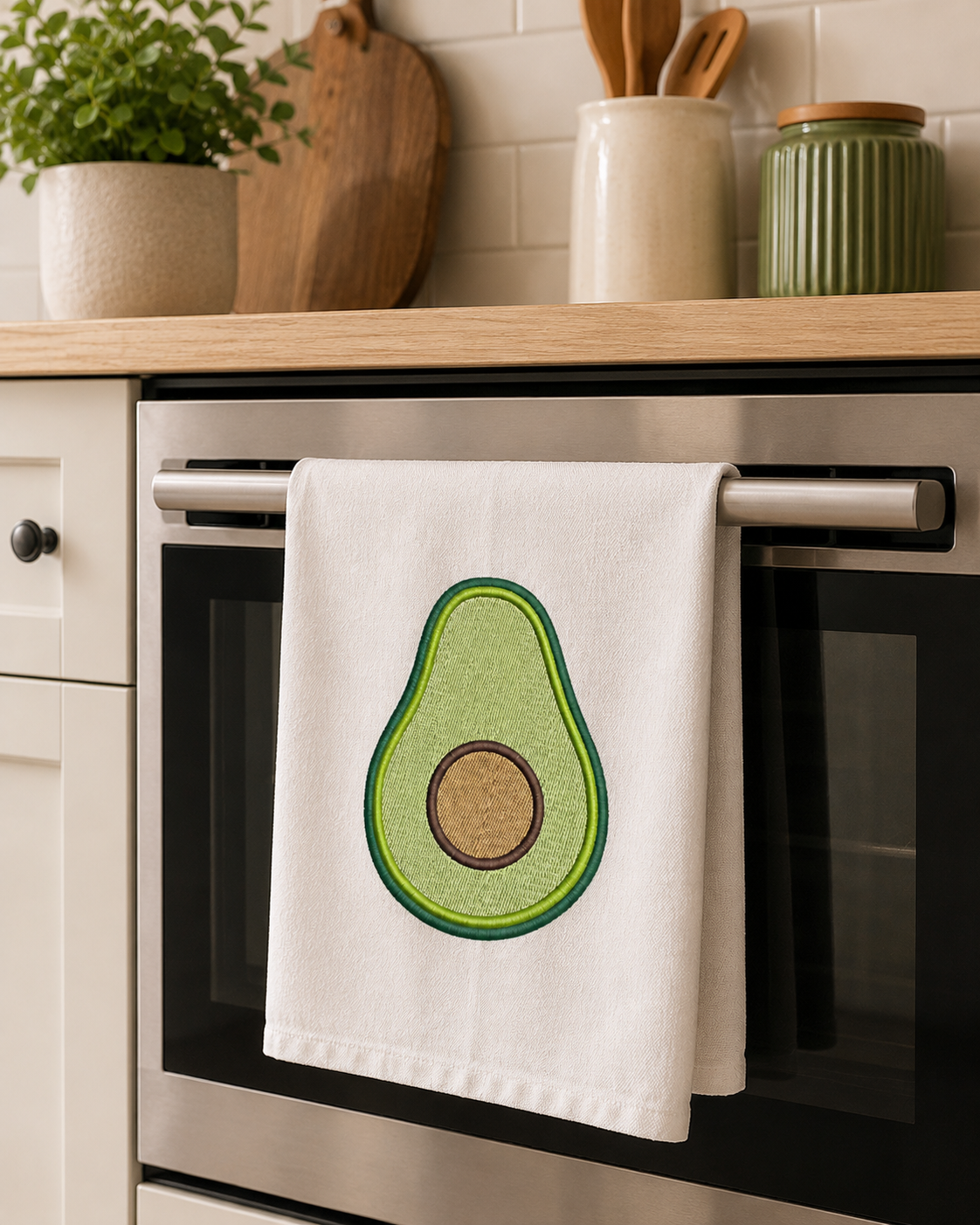 Avocado Embroidery Design File | Digital Download | 6 Sizes & 7 Formats Included Threaded Dreams