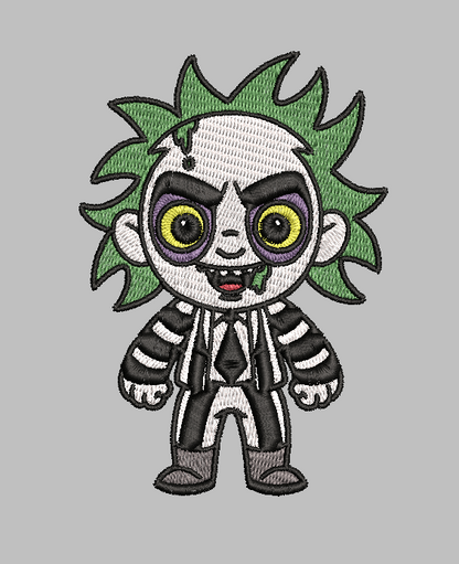 Beetlejuice Embroidery Design File | Digital Download | 6 Sizes & 7 Formats Included