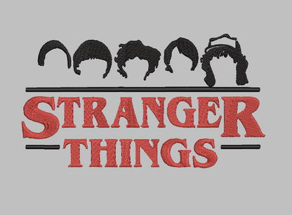 Stranger Things Embroidery Design File | Digital Download | 6 Sizes & 7 Formats Included Threaded Dreams