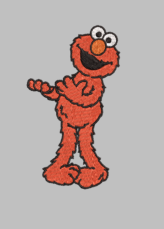 Elmo Sesame Street Embroidery Design File | Digital Download | 6 Sizes & 7 Formats Included Threaded Dreams
