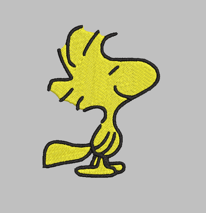 Woodstock Snoopy Embroidery Design File | Digital Download | 6 Sizes & 7 Formats Included Threaded Dreams
