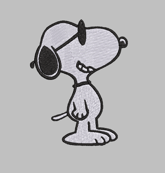 Snoopy Embroidery Design File | Digital Download | 6 Sizes & 7 Formats Included Threaded Dreams