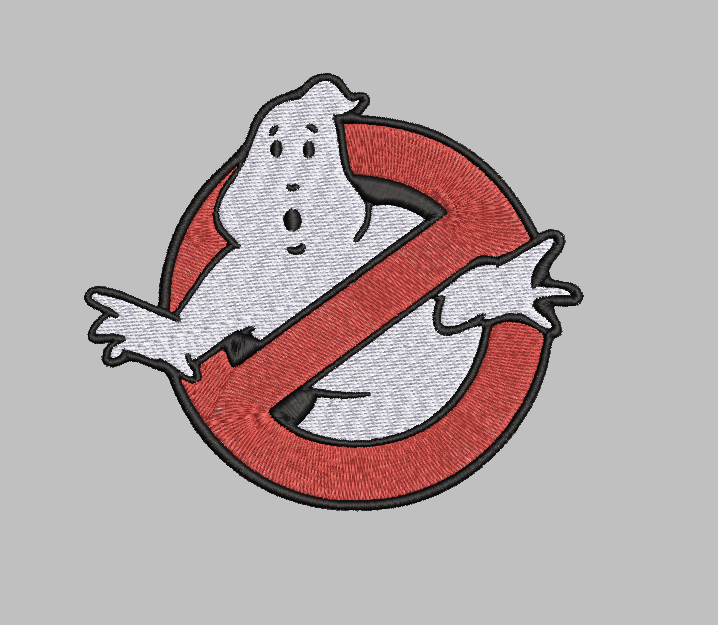 Ghostbusters Embroidery Design File | Digital Download | 6 Sizes & 7 Formats Included Threaded Dreams