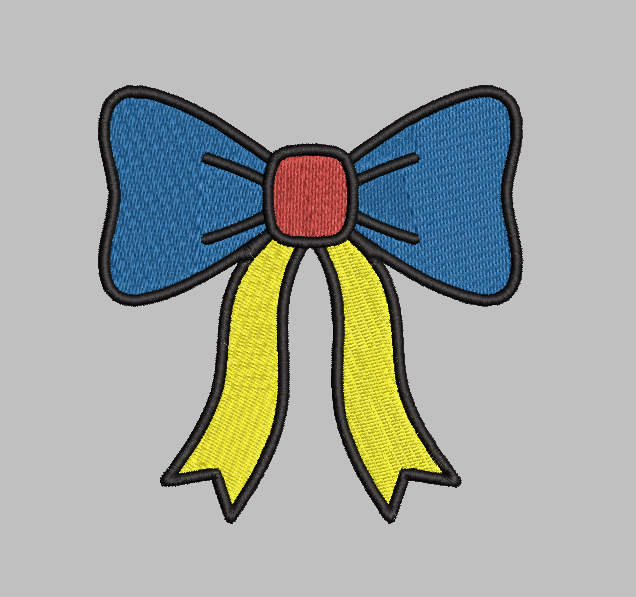 Beautiful Bow Embroidery Design File | Digital Download | 6 Sizes & 7 Formats Included Threaded Dreams