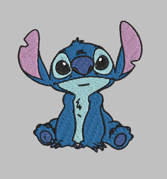 Stitch Lilo Embroidery Design File | Digital Download | 6 Sizes & 7 Formats Included Threaded Dreams