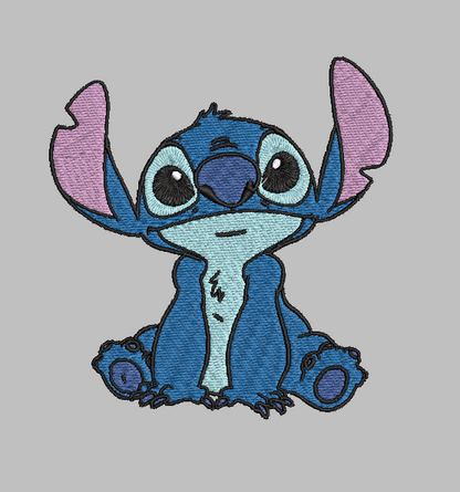 Stitch Lilo Embroidery Design File | Digital Download | 6 Sizes & 7 Formats Included Threaded Dreams