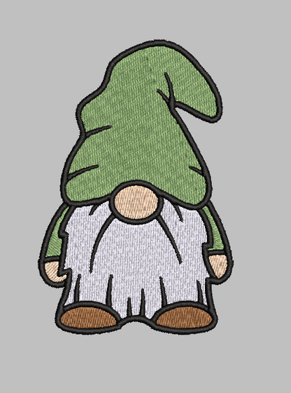 Gnome Embroidery Design File | Digital Download | 6 Sizes & 7 Formats Included Threaded Dreams
