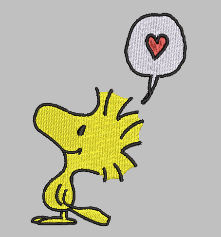 Woodstock Love Embroidery Design File | Digital Download | 6 Sizes & 7 Formats Included Threaded Dreams