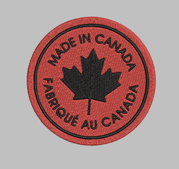 Made In Canada Embroidery Design File | Digital Download | 6 Sizes & 7 Formats Included Threaded Dreams