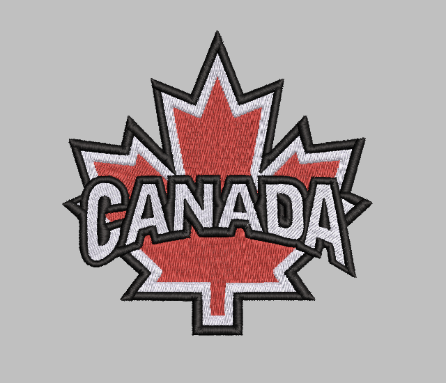 Canada Leaf Embroidery Design File | Digital Download | 6 Sizes & 7 Formats Included Threaded Dreams
