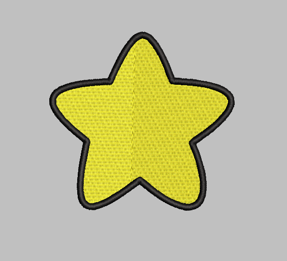 Star Embroidery Design File | Digital Download | 6 Sizes & 7 Formats Included Threaded Dreams