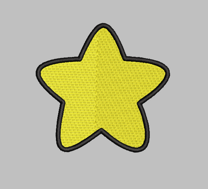 Star Embroidery Design File | Digital Download | 6 Sizes & 7 Formats Included Threaded Dreams
