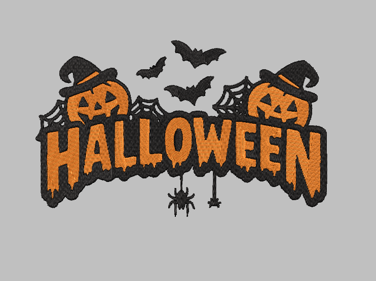 Halloween Embroidery Design File | Digital Download | 6 Sizes & 7 Formats Included Threaded Dreams