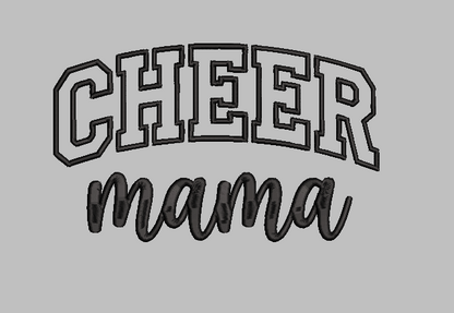 Cheer Mama Embroidery Design File | Digital Download | 6 Sizes & 7 Formats Included Threaded Dreams