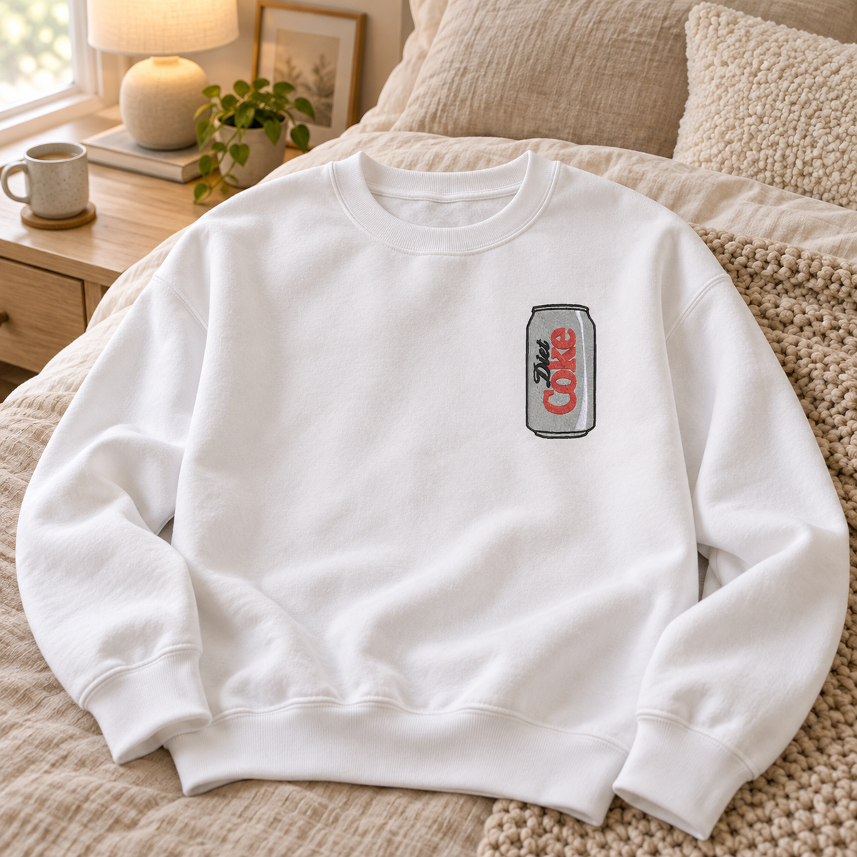 Diet Coke Embroidery Design File | Digital Download | 6 Sizes & 7 Formats Included Threaded Dreams