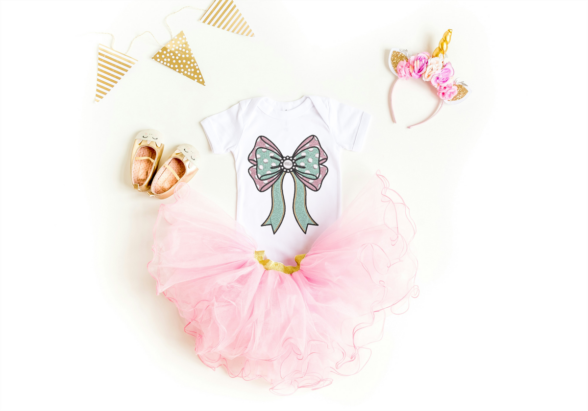 Polka Dot Bow Embroidery Design File | Digital Download | 6 Sizes & 7 Formats Included Threaded Dreams