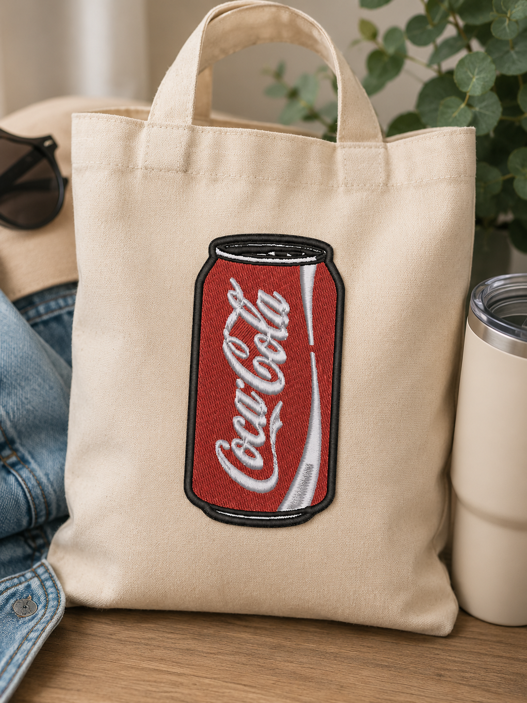 Coca-Cola Embroidery Design File | Digital Download | 6 Sizes & 7 Formats Included Threaded Dreams