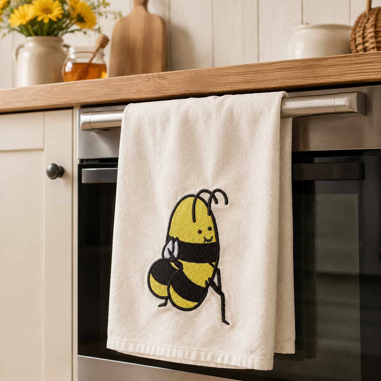 Bee Butt Embroidery Design File | Digital Download | 6 Sizes & 7 Formats Included Threaded Dreams