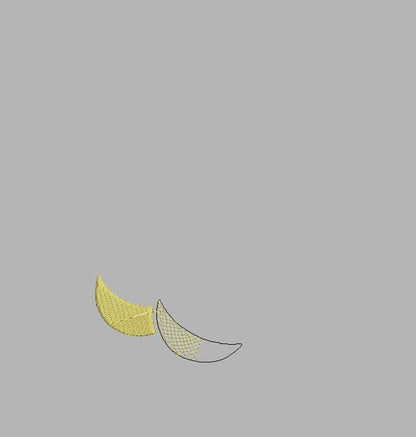 Bee Butt Embroidery Design File | Digital Download | 6 Sizes & 7 Formats Included