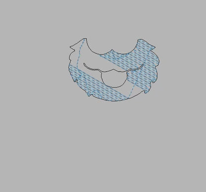 Cookie Monster Baby Sesame Street Embroidery Design File | Digital Download | 6 Sizes & 7 Formats Included