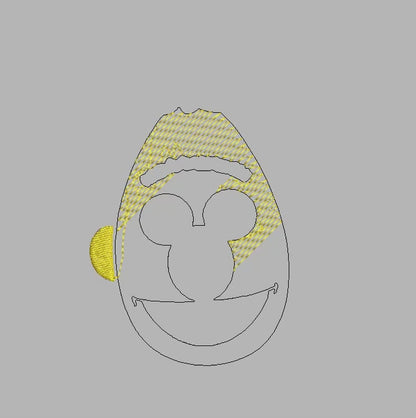 Bert Sesame Street Embroidery Design File | Digital Download | 6 Sizes & 7 Formats Included